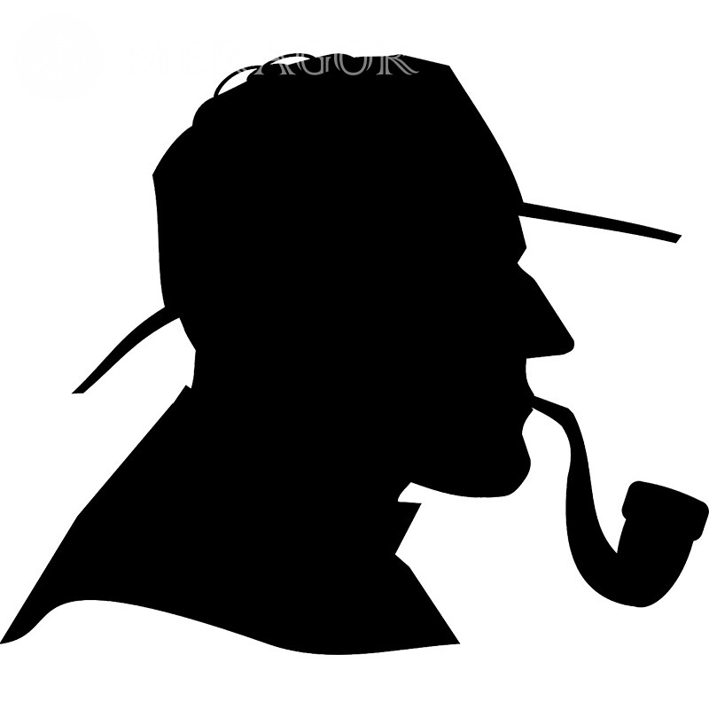 Sherlock Holmes icon Silhouette Celebrities From films