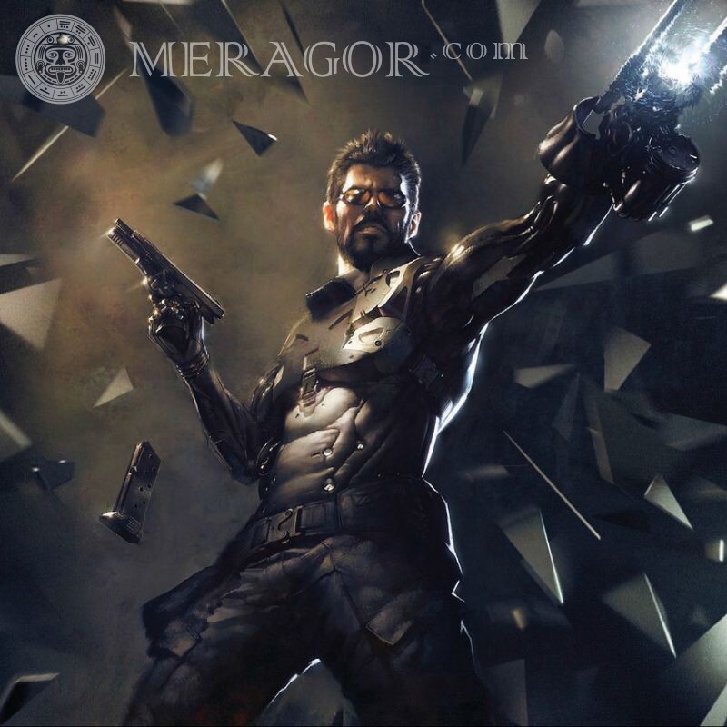 Deus Ex Avatars All games For VK With weapon