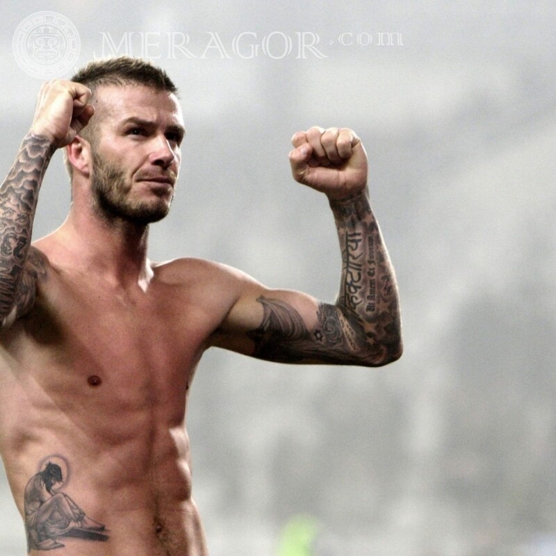 Télécharger la photo de l'avatar de David Beckham Célébrités Pour VK Gars Hommes