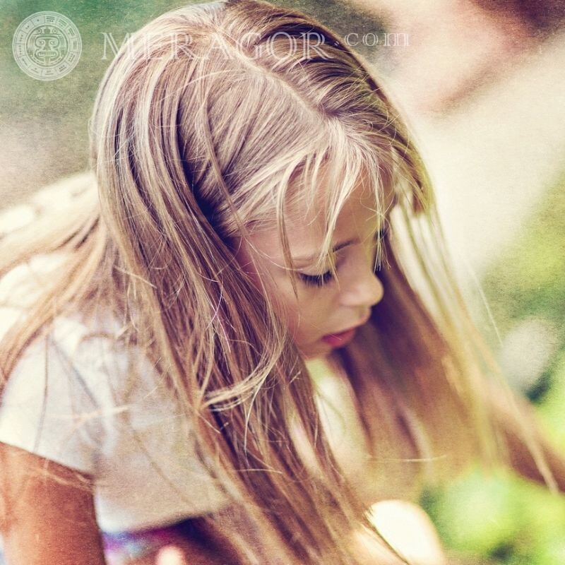 Дівчинка фото для аватарки завантажити Дівчата Дитячий Русий