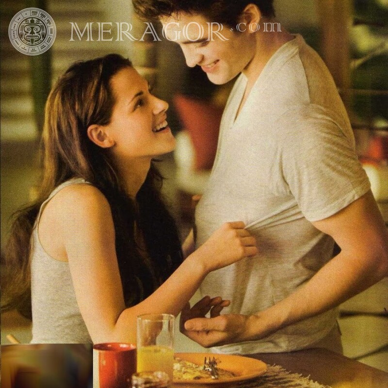 Edward and Bella's profile picture From films Love Boy with girl