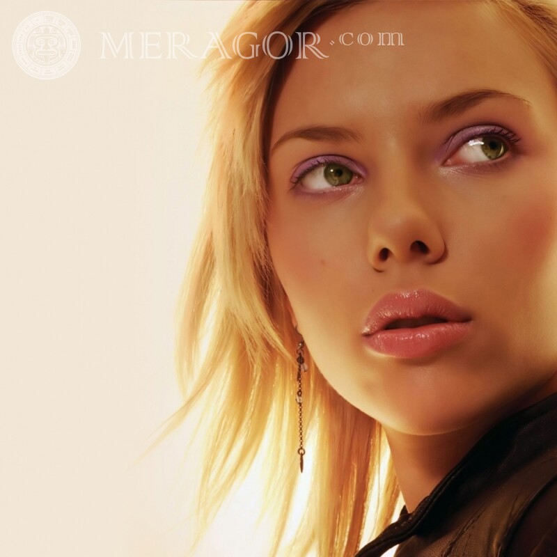 Scarlett Johansson photo pour la photo de profil Célébrités Blonds Les filles Pour VK
