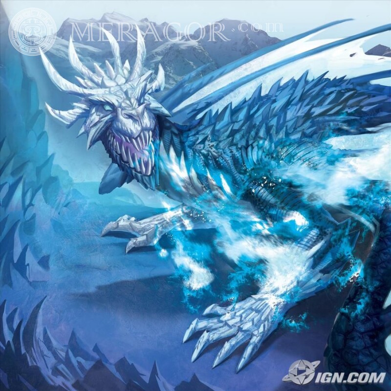 Baixar imagem do dragão de gelo Todos os jogos Dragões