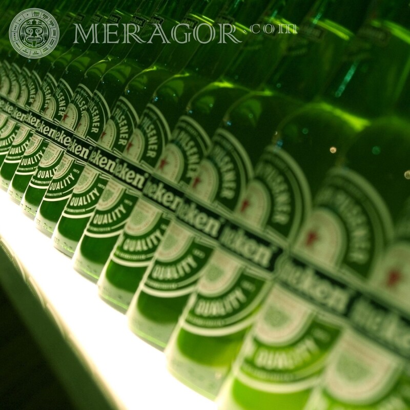 Bier Heineken Foto auf Ihrem Profilbild Logos