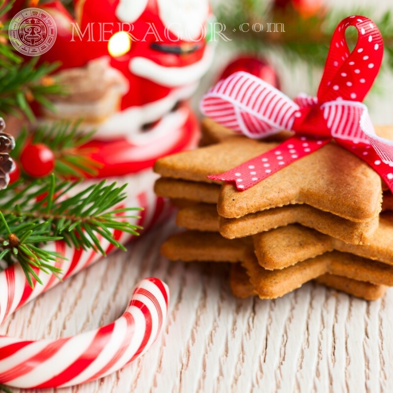 Новорічне печиво Їжа На новий рік