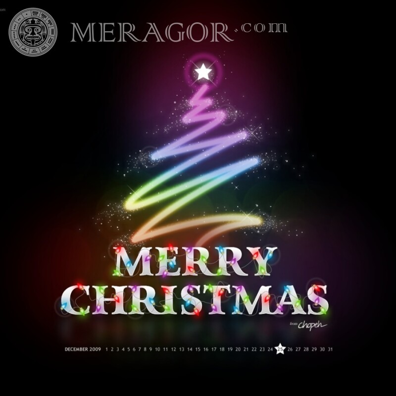 Merry Christmas avatar Holidays New Year