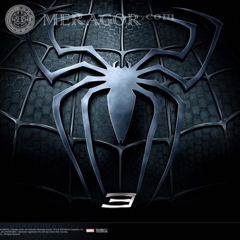 Человек-паук эмблема на аву From films Logos