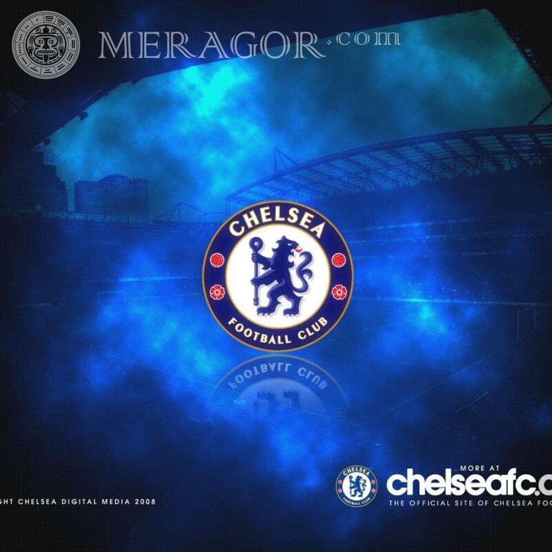 Chelsea-Logo auf Avatar herunterladen Club-Embleme Sport Logos