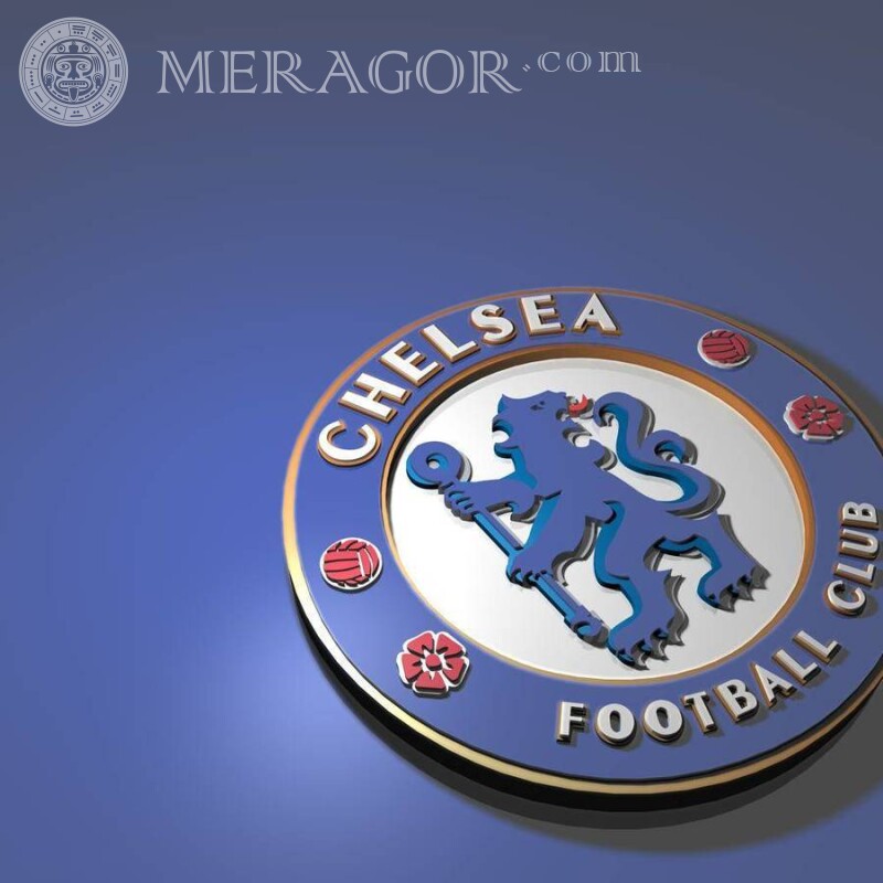 Логотип клубу Челсі на аватарку скачати Емблеми клубів Спорт Логотипи