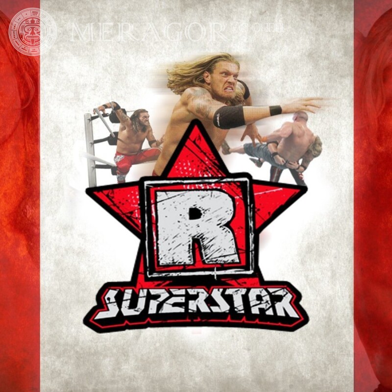 Wrestling logo for avatar Sporty Logos