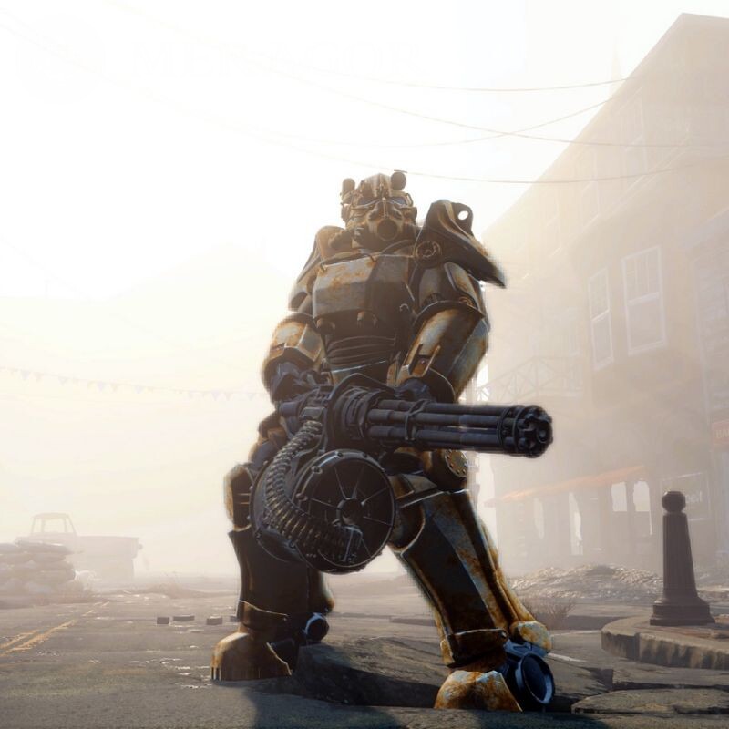 Download de avatar do Fallout 4 | 4 Todos os jogos Com arma