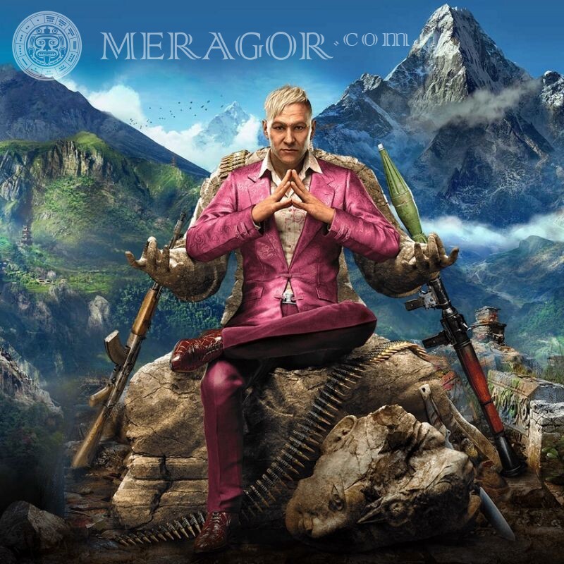 Rey Kirata Pagan Min en avatar Todos los juegos Con armas
