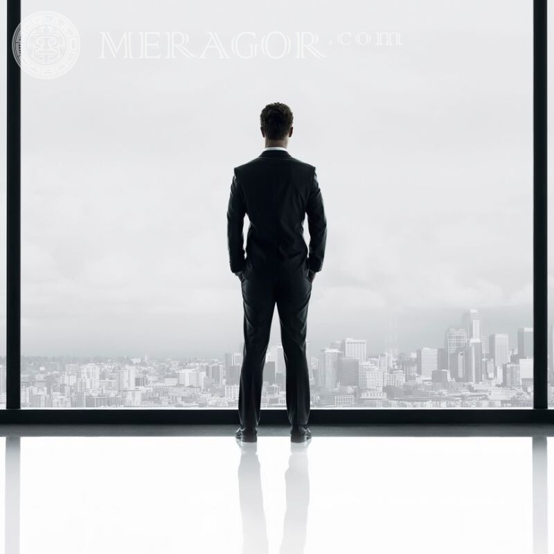 Fifty shades of grey picture for icon Men Full height Business