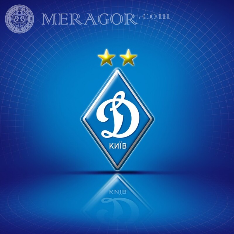 Логотип киевского Динамо на аву скачать Эмблемы клубов Спорт Логотипы