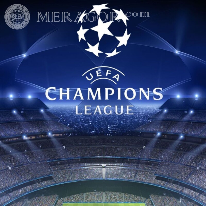 Champions League logo on avatar download Logos Sport Football