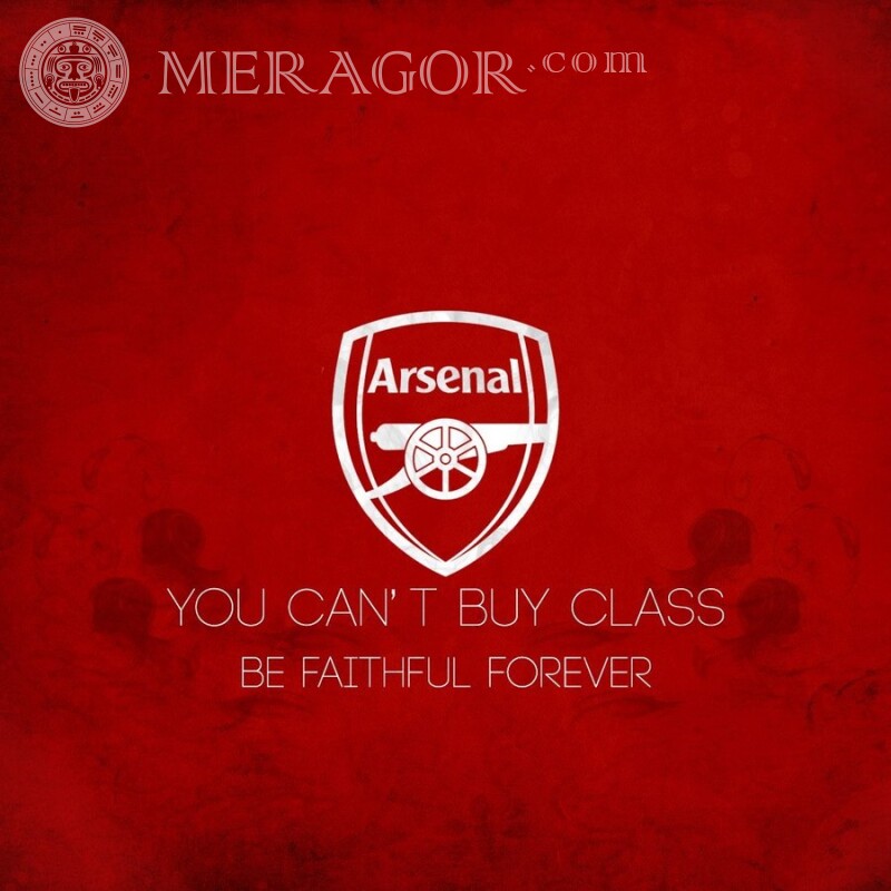 Logotipo del club Arsenal en el avatar Emblemas del club Sport Logotipos