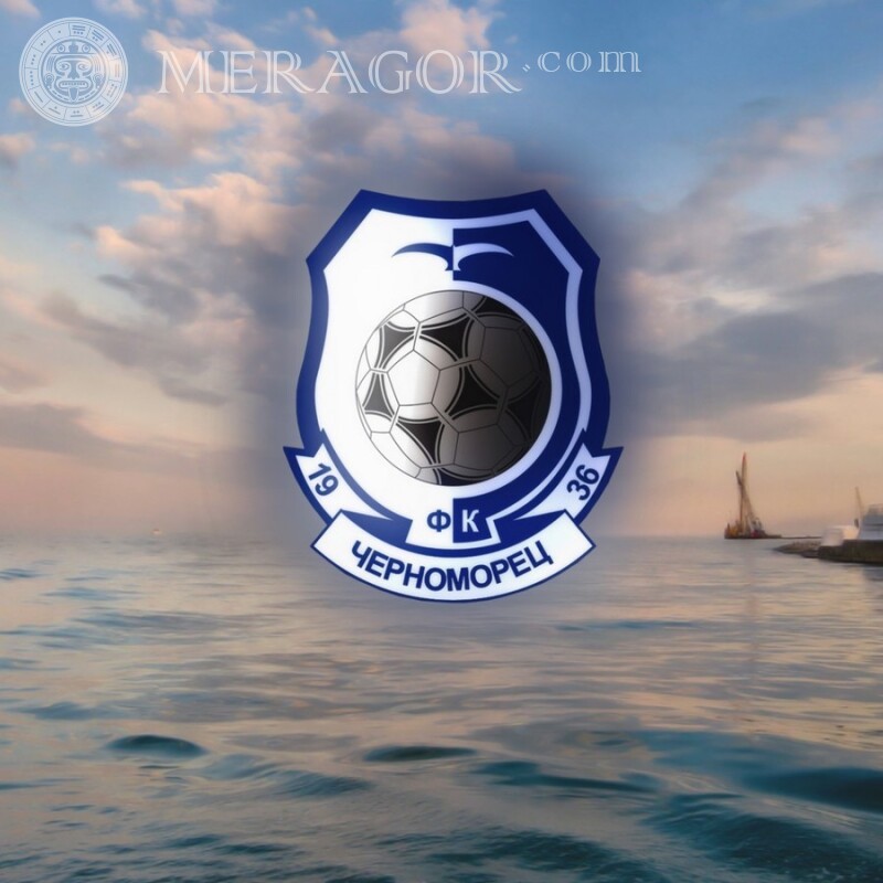 Логотип клуба Черноморец на аву скачать Эмблемы клубов Спорт Логотипы