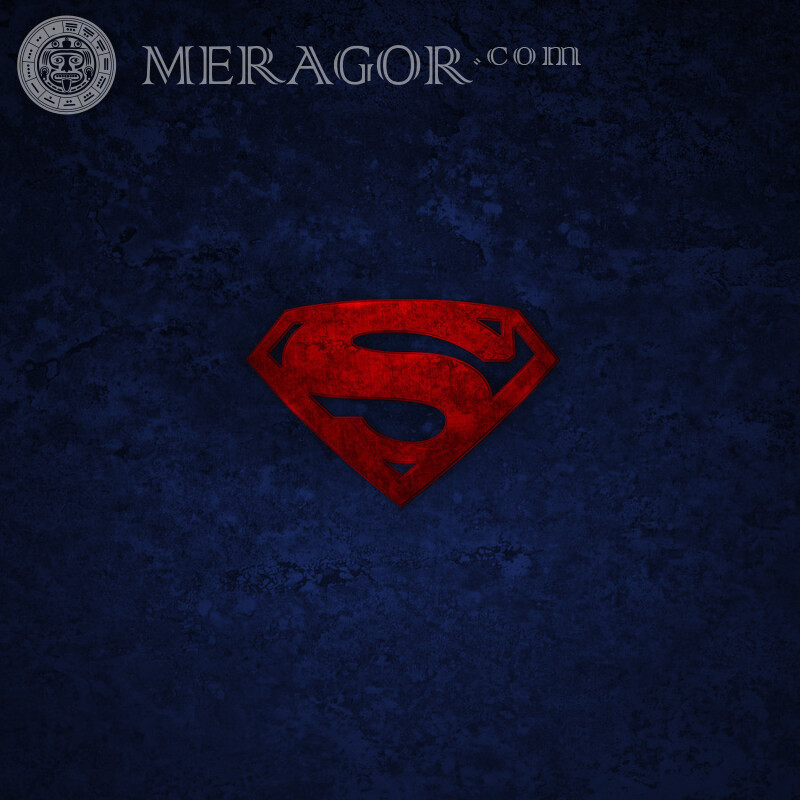 Эмблема Супермена на аватарку Из фильмов Для клана Логотипы