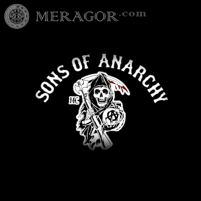 Сыны анархии логотип на аву Aus den Filmen Für den Clan Logos