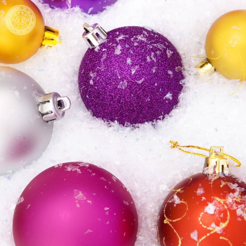 Photo de jouets de Noël sur l'avatar de Vkontakte Fêtes de Nouvel an