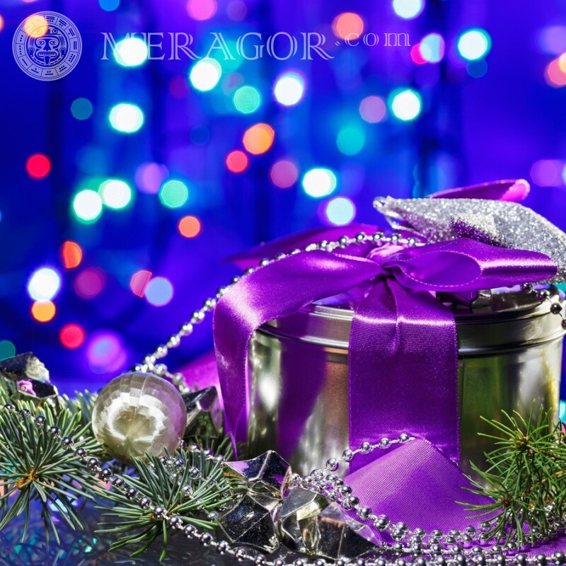 Imagem de decorações de natal para avatar Feriados Para o ano novo