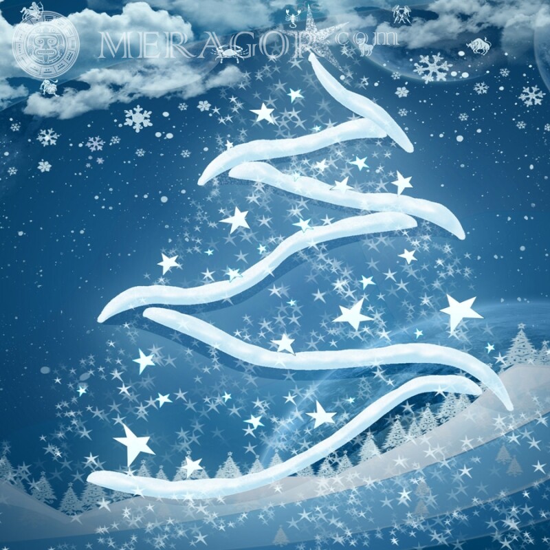 New Year's avatar on watsap download Holidays New Year
