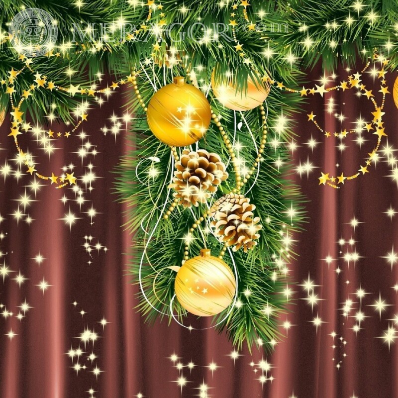 Avatar Frohes Neues Jahr herunterladen Feierzeit Weihnachten Avatare