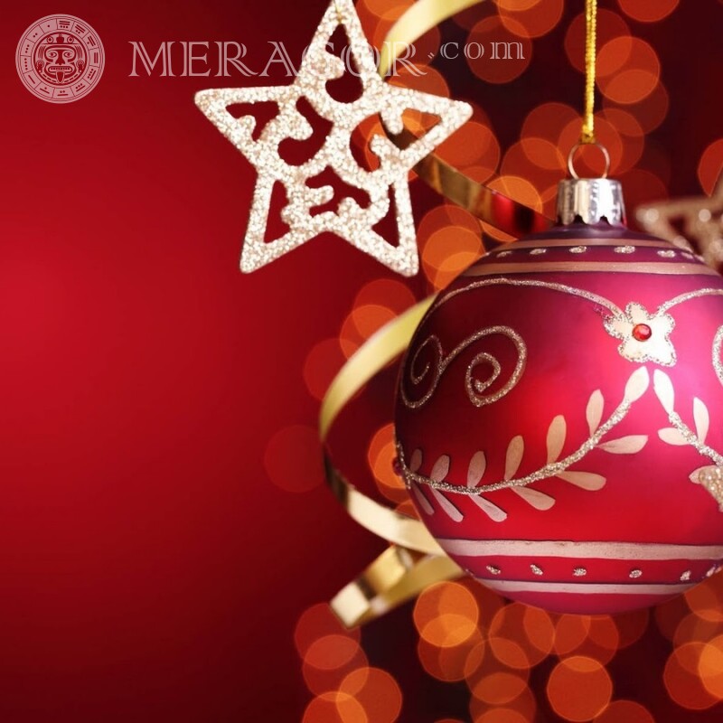 New Year's beautiful picture for icon download Holidays New Year