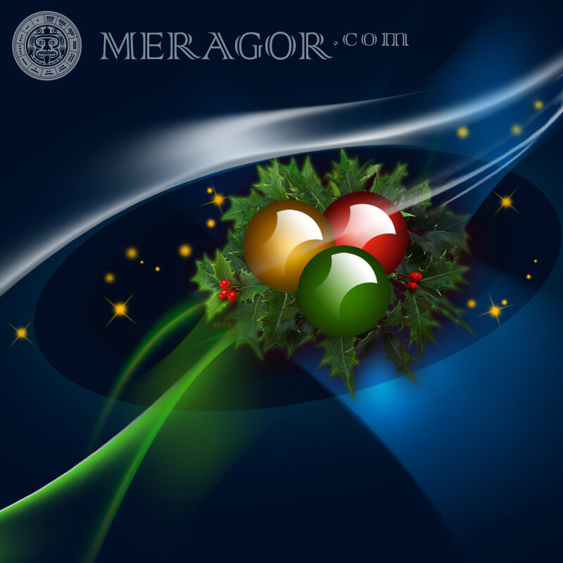 Schönes Neujahrsbild auf dem Profilbild Feierzeit Weihnachten Avatare