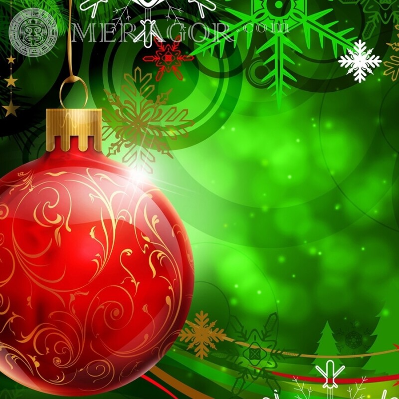 Image du Nouvel An pour le téléchargement de l'avatar Fêtes de Nouvel an