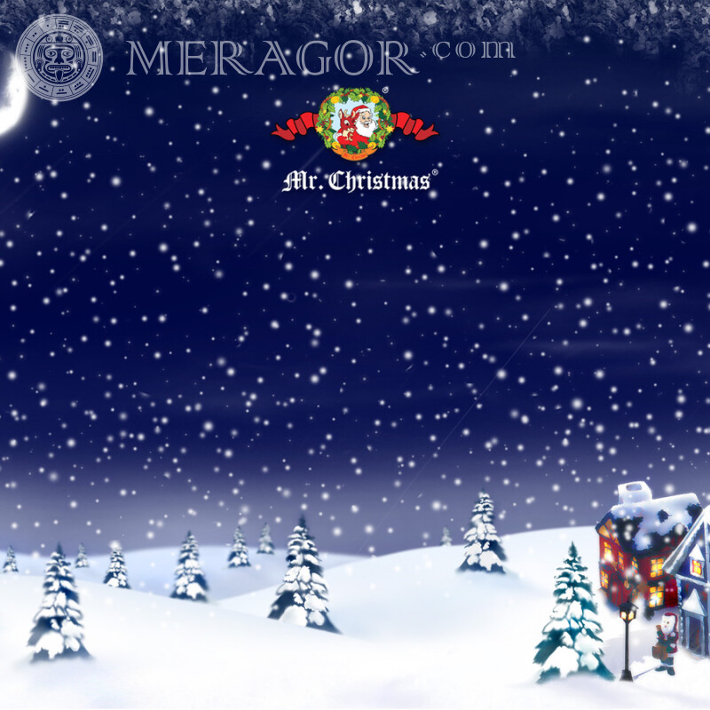 Merry Christmas avatar download Holidays New Year
