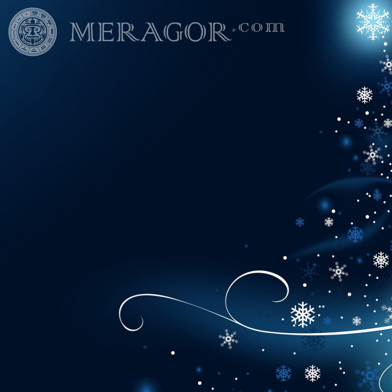 Hintergrund für Neujahr ava Feierzeit Weihnachten Avatare