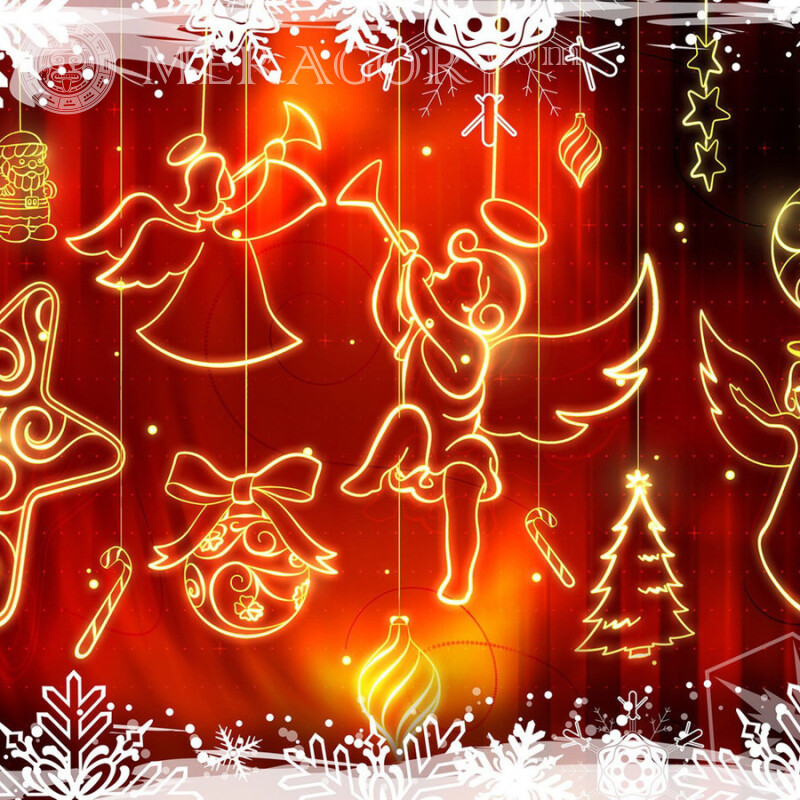 Новогодняя тема на аватар Праздники Новогодние