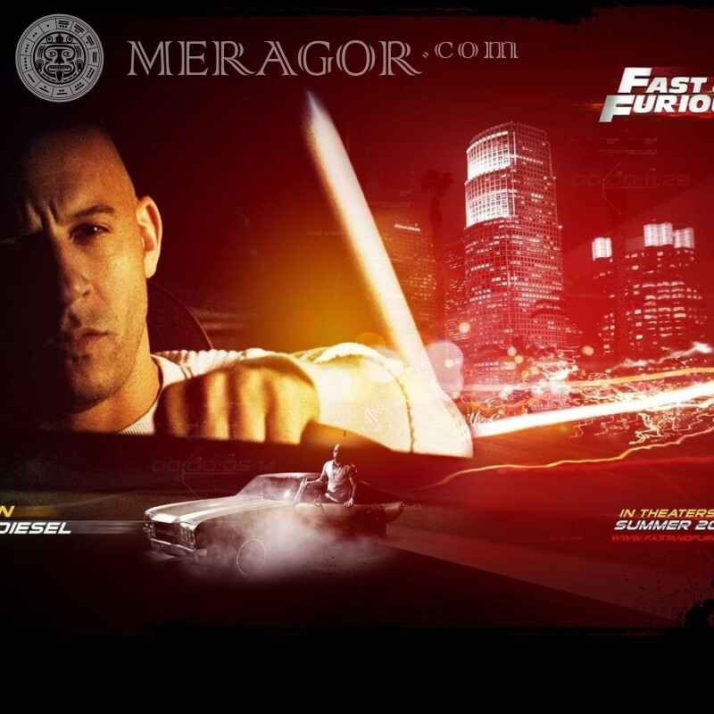 A splash from the Fast and the Furious on the avatar From films
