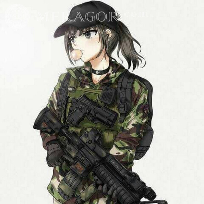 Cool anime Standoff avatars for girls on the cover Standoff All games Counter-Strike