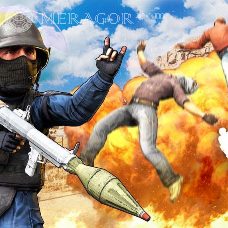 Laden Sie Cool Avatars Standoff Police herunter Standoff Alle Spiele Counter-Strike