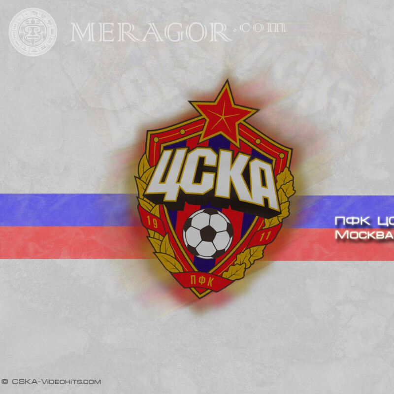 Logotipo do CSKA para avatar Emblemas do clube Sport Logos