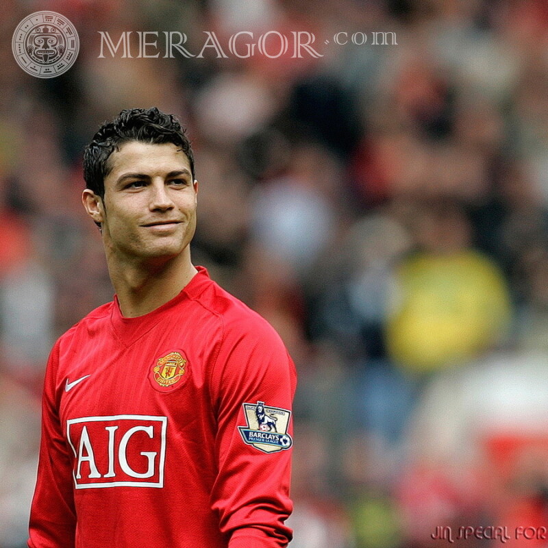 Photo de Cristiano Ronaldo sur avatar Football Pour VK Visages, portraits Gars
