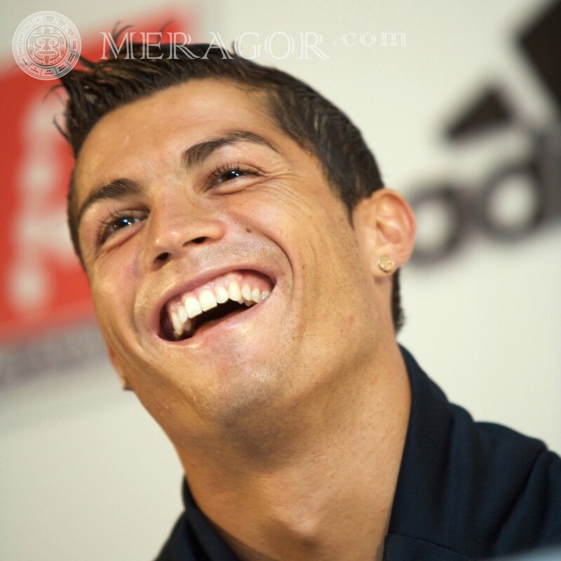 Cristiano Ronaldo download photo on avatar Football For VK Faces, portraits Faces of guys