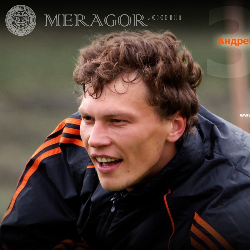 Andriy Pyatov Shakhtar Torhüter Foto auf Profilbild Fußball Für VK Gesichter, Porträts Gesichter von Jungs