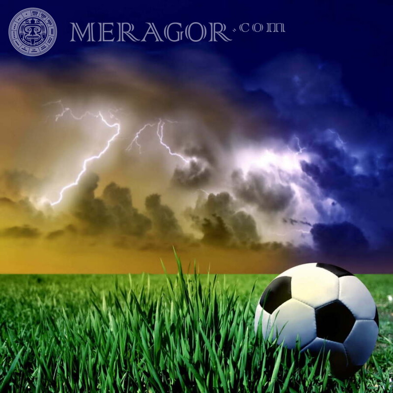Soccer ball on avatar download Football