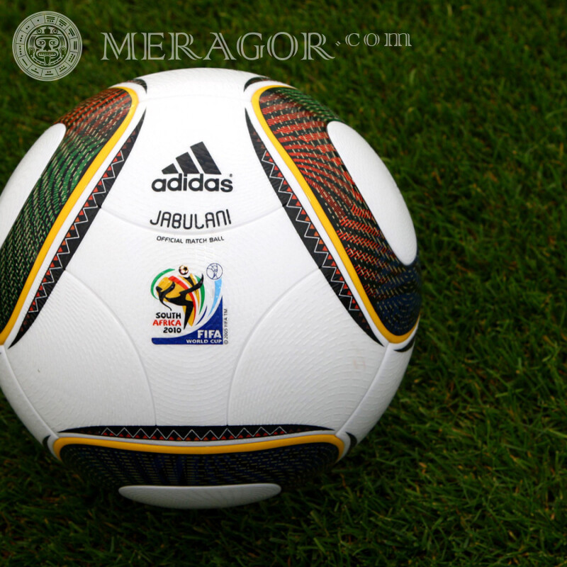 Fußball mit einem Emblem für einen Avatar Fußball Logos