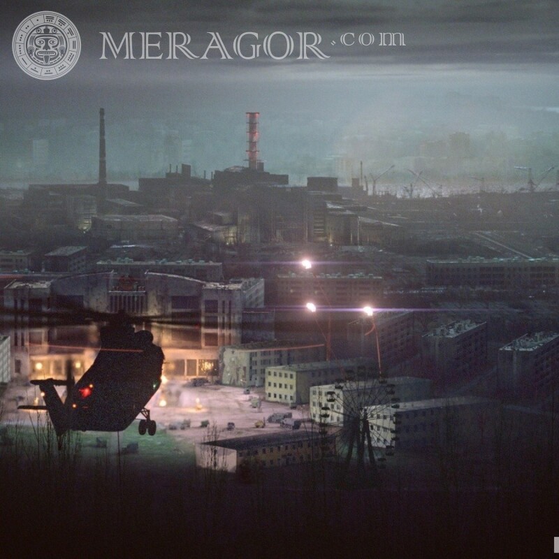 Вертолет над ночным городом картинка на аву Aus den Filmen Transport
