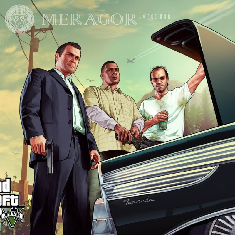 Grand Theft Auto lade ein cooles Foto auf dein Profilbild herunter Grand Theft Auto Alle Spiele