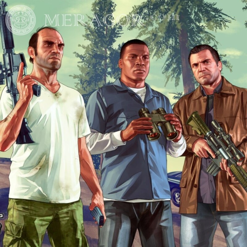 Завантажити на аватарку ГТА фото Grand Theft Auto Grand Theft Auto Всі ігри