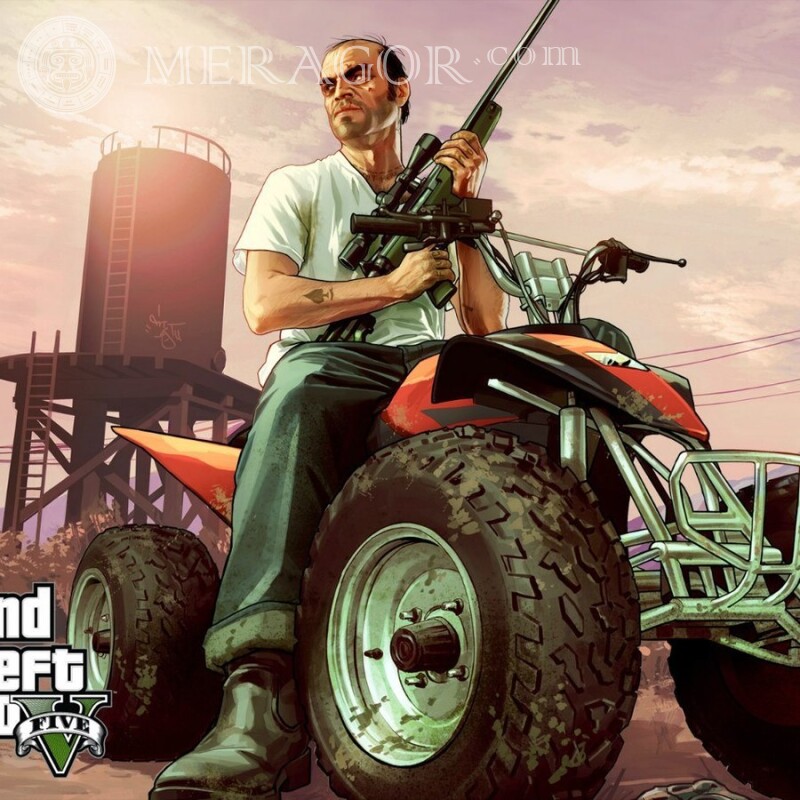 Скачать на аву картинку Grand Theft Auto Grand Theft Auto Todos los juegos