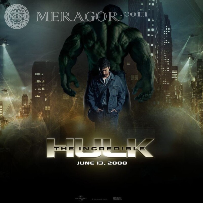 Économiseur d'écran de film Hulk sur avatar Des films
