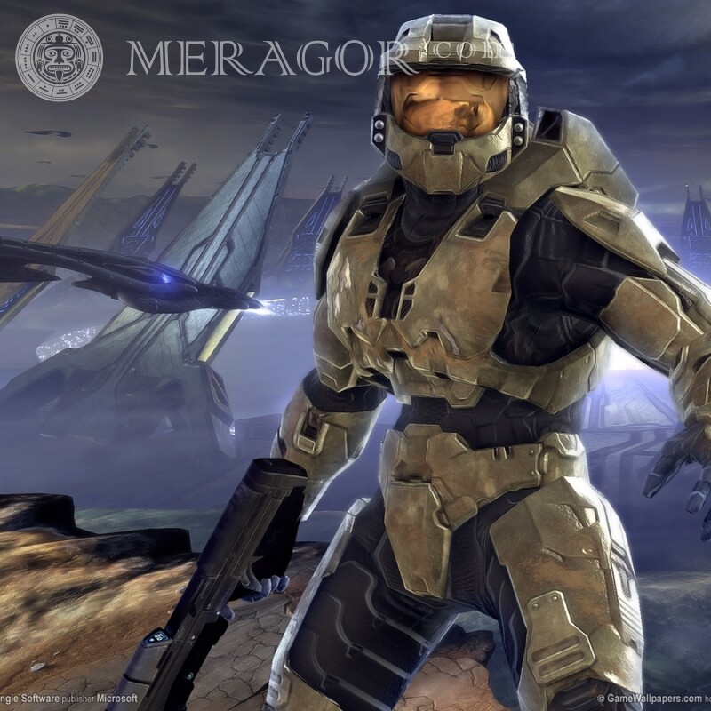 Картинка Halo скачать на аватарку Halo Todos os jogos