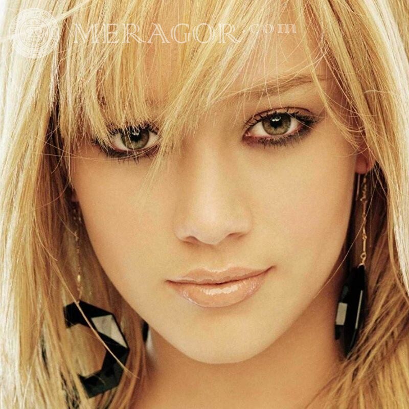 Hillary Duff photo for icon Celebrities Girls Faces, portraits Faces of girls