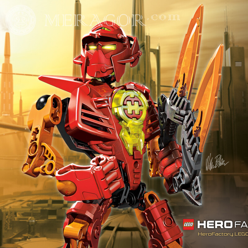 LEGO Hero Factory descargar foto de portada de perfil gratis Todos los juegos